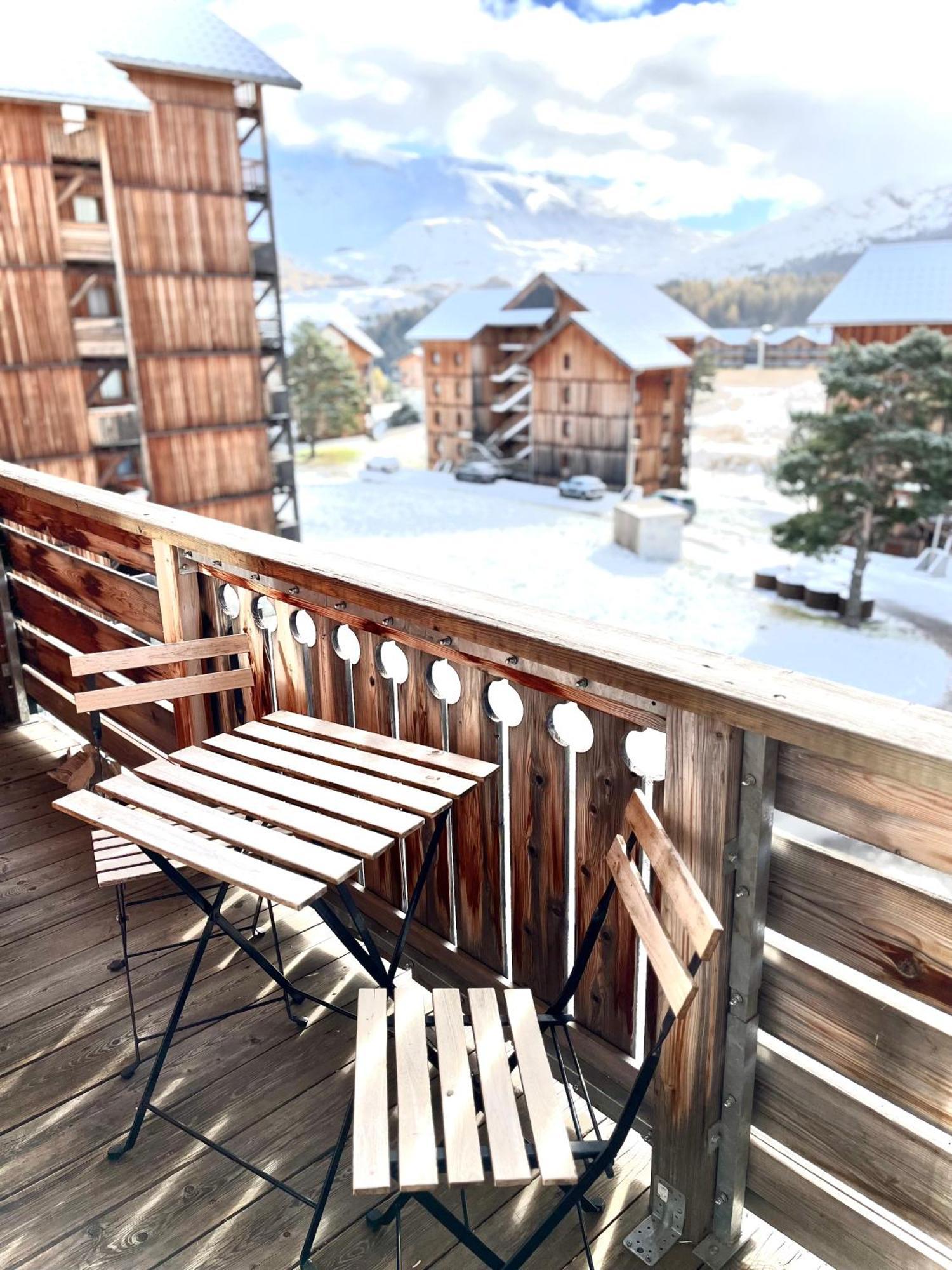 Appartement Chalets Du Super D Le Devoluy Bagian luar foto