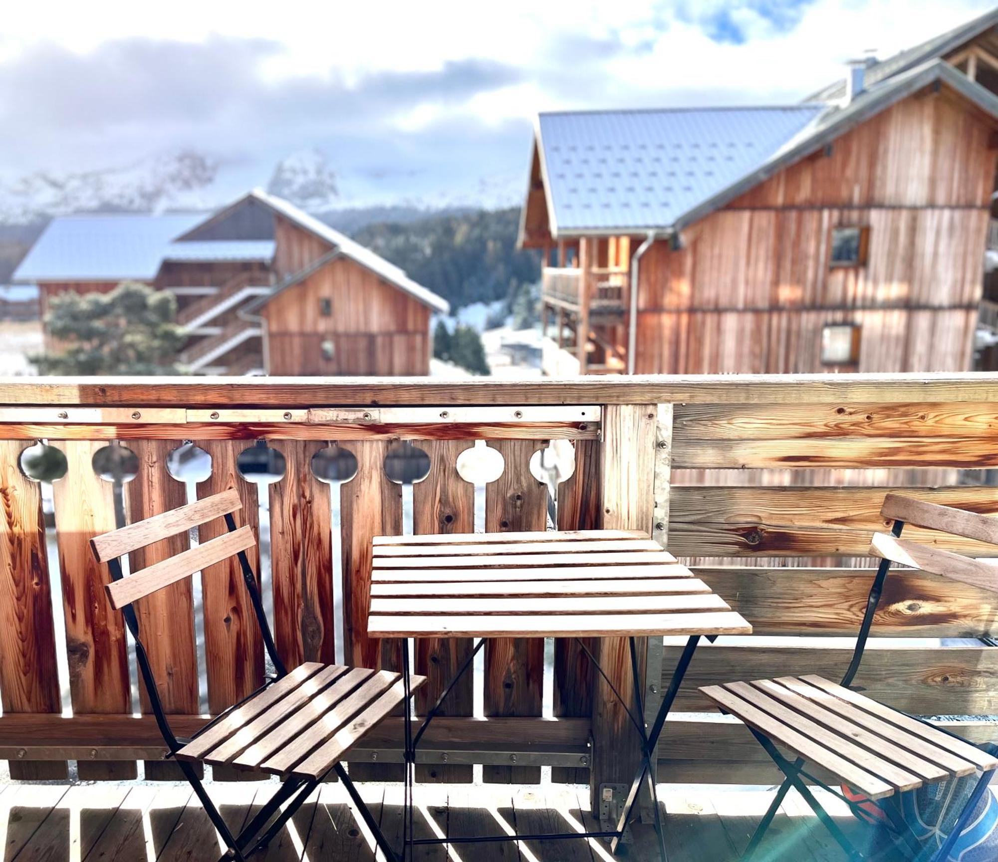 Appartement Chalets Du Super D Le Devoluy Bagian luar foto